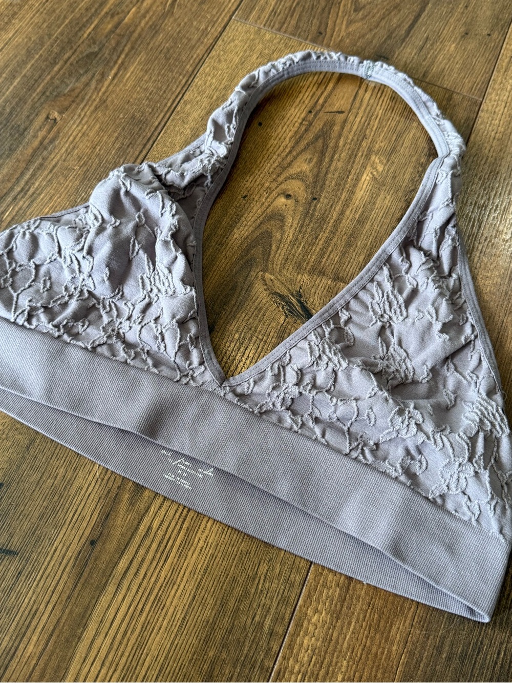 Out From Under Urban Outfitters Halter Bralette Purple Gray Size Medium